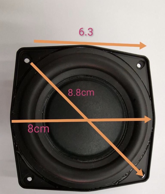 Loa mid bass 3 inch của hãng LG sản suất từ neo🥰freeship🥰 trở kháng 4Ohm Công suất 20W