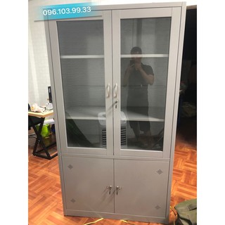 [ Bán Sỉ ]Tủ Hồ Sơ văn phòng 2 cánh kính.