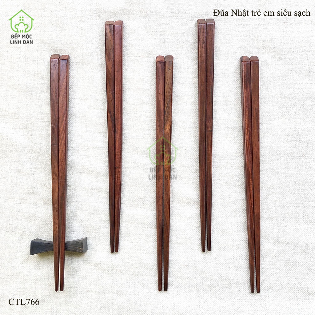 Đũa Nhật Trẻ Em Gỗ Trắc HAHANCO   Giúp Bé Dùng Đũa Dễ Dàng
