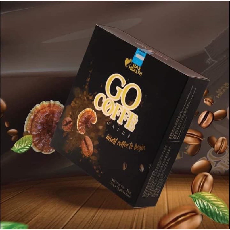 Go Coffe MAX HEALTH Cà Phê Giảm Cân Giúp Thon Gọn Cơ Thể Loại Bỏ Mở Thừa