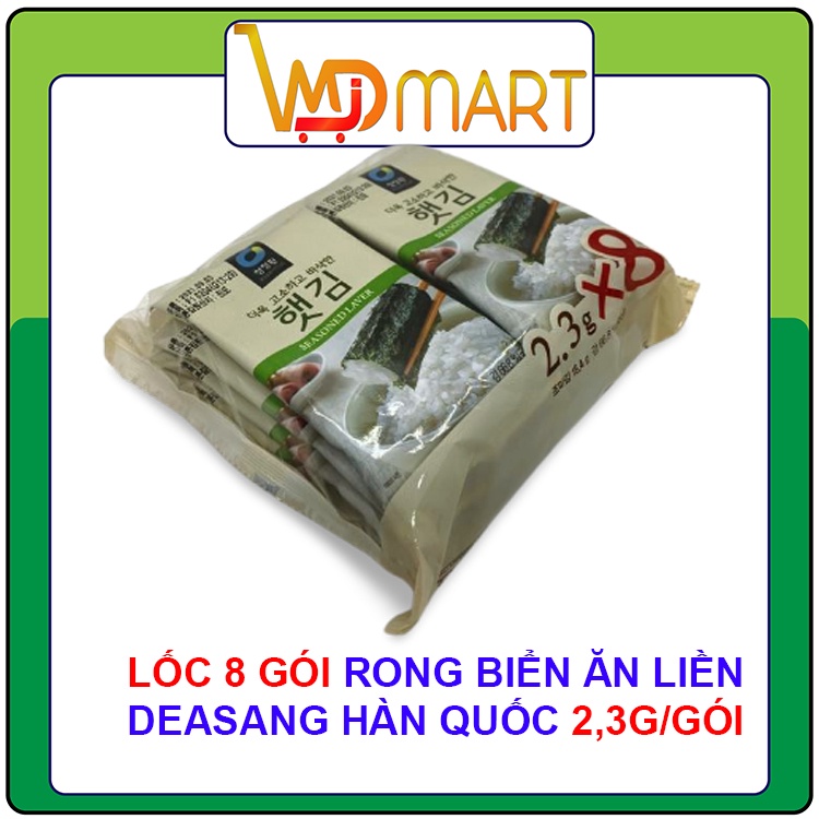 Rong Biển Ăn Liền Hetkim Daesang (8 Gói x 2.3G)