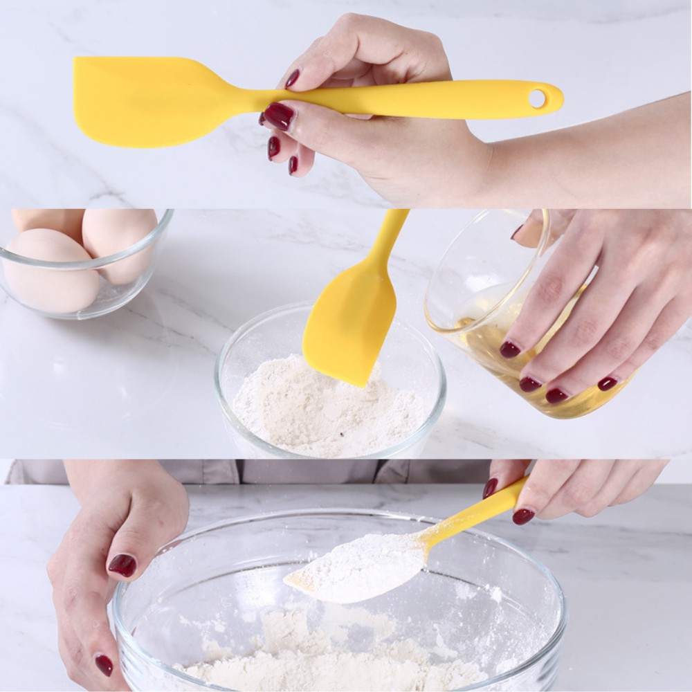 Phới Trộn Bột, Dụng Cụ Làm Bánh Spatula Silicon Chịu Nhiệt Tốt Tiện Lợi TIME HOME