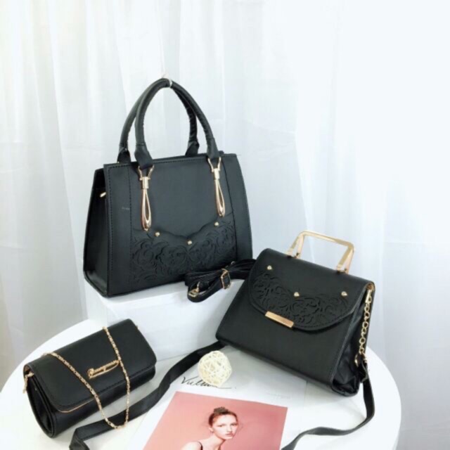 NOWSHIP 2H⚡️Bộ 3 Túi Xách Nữ Laze | BigBuy360 - bigbuy360.vn