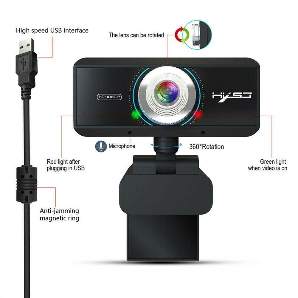 Webcam Cho Máy Tính 720p Usb Mini S90 Hd | BigBuy360 - bigbuy360.vn