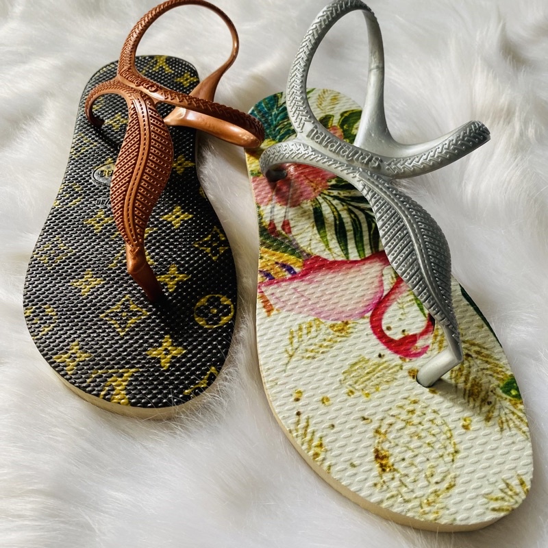 Dép sandal nữ quai chiếc lá in hình hoạ tiết đẹp mắt, siêu hot mùa hè, dép đi biển dã ngoại