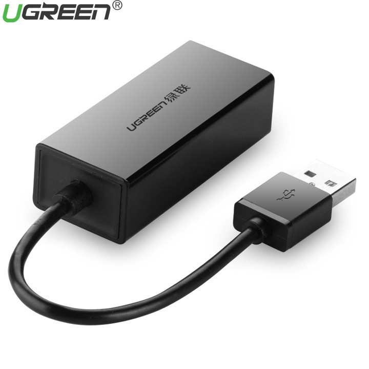 Cáp chuyển đổi USB 2.0 sang Lan Ugreen 20254 - Hàng Chính Hãng Bảo hành 18 Tháng