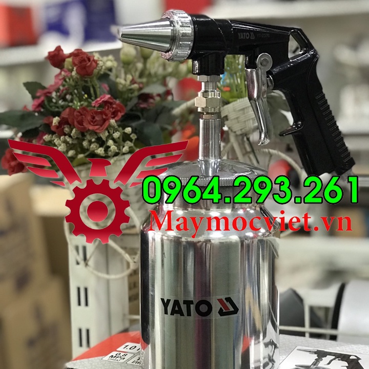 Súng phun cát  đánh bay gỉ sét kim loại thương hiệu Yato, mã YT-2376 chính hãng