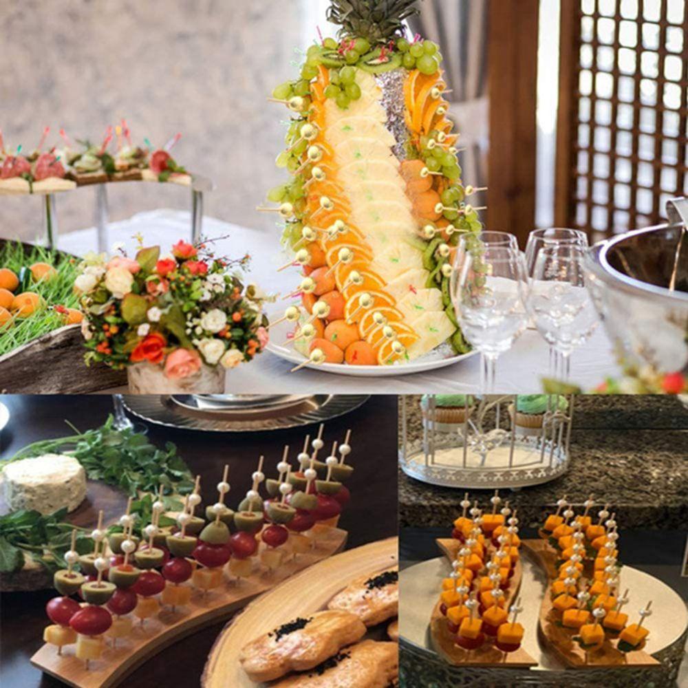 NICKOLAS 100 Nĩa Ăn Trái Cây Dùng Một Lần