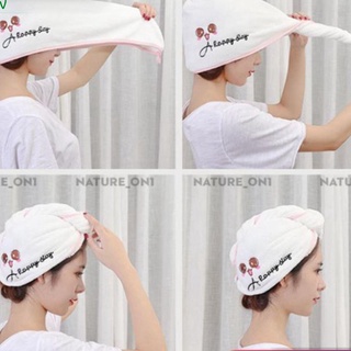 Khăn Quấn Đầu ️Siêu Tốc, Ủ Tóc Khô Siêu Nhanh, Khăn Siêu Bền, Tiện Lợi