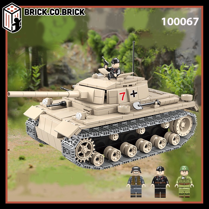 Xếp hình Xe Tăng Panzerkampfwagen III Của Đức QUANGUAN 100067
