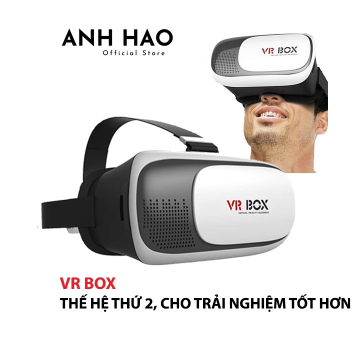 Kính Thực Tế Ảo Xem Phim 3D Vr Box Thế Hệ 2 cao cấp trải nghiệm tuyệt vời hơn