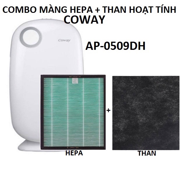COMBO COWAY AP-0509DH ( Màng lọc khí Hepa+Than hoạt tính )