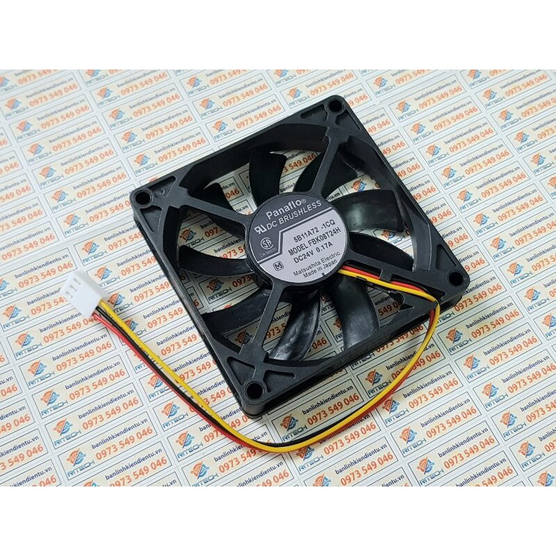 [1 chiếc] Quạt panaflo FBK08T24H 24V 0.17A 80*80*15mm