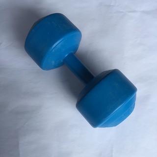 1 cục tạ tay đặc 8kg vỏ nhựa, có ruột là xi-măng non, tập tay, vai, ngực, xô cho nam, cho nữ