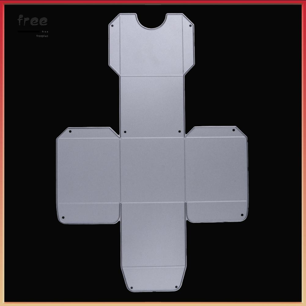 Khuôn Cắt Giấy Kim Loại Hình Hộp Quà Vuông Xinh Xắn