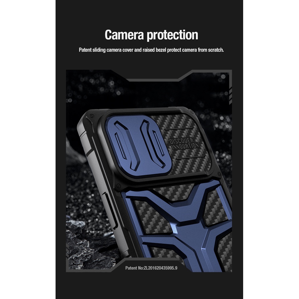 Ốp điện thoại NILLKIN chống sốc phong cách thể thao thích hợp cho iPhone 14 Pro Max