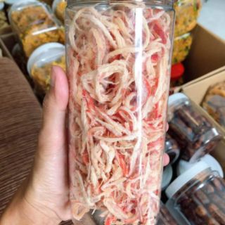 Mực xé sợi hấp nước dừa 300gam