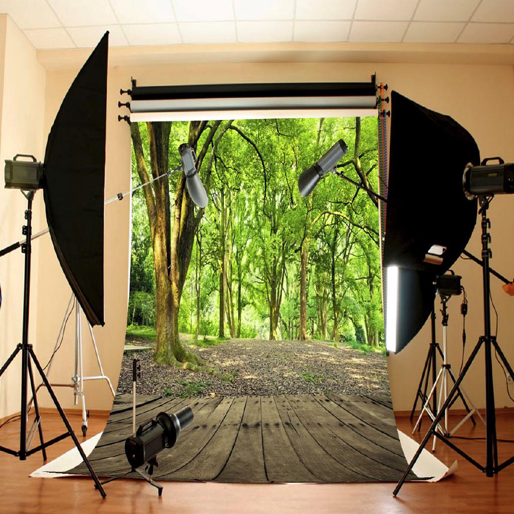 Backdrop cho studio loại phong cảnh rừng cây