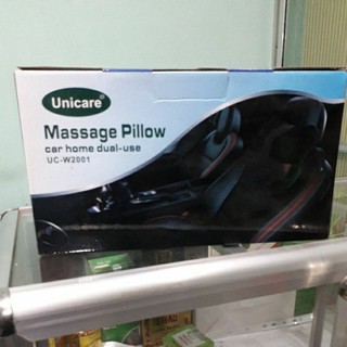 Gối massage hồng ngoại Unicare 6 bi cho người bị đau mỏi cổ vai cánh tay.