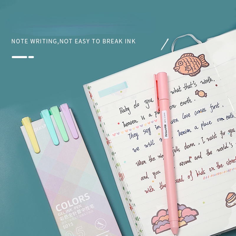 Bộ 5 Bút Mực Gel Nhiều Màu Sắc