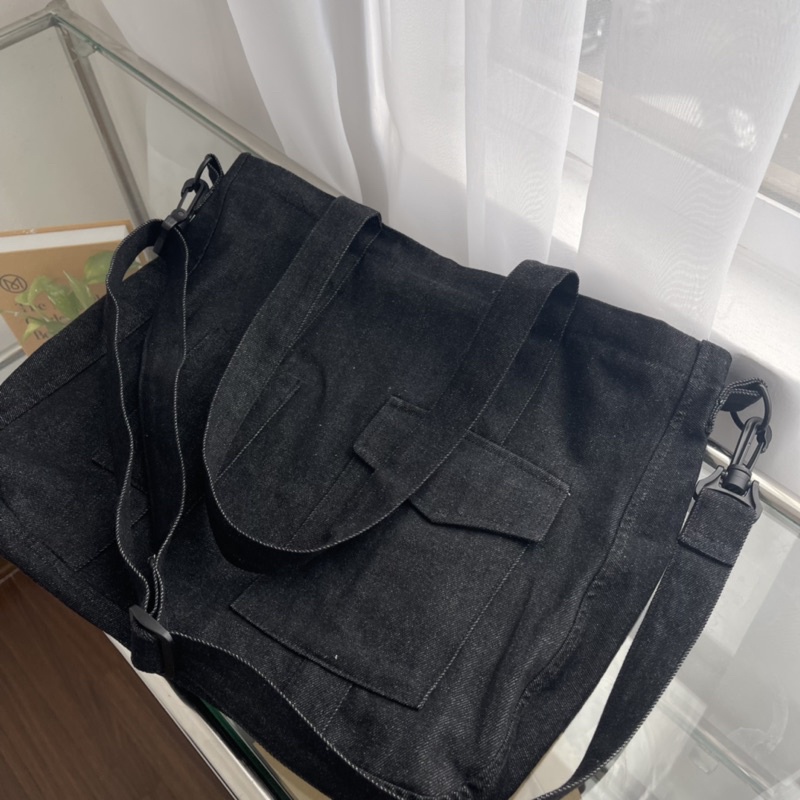 [Mã FAMARAL1 giảm 10K đơn 50K] Túi Raw Denim