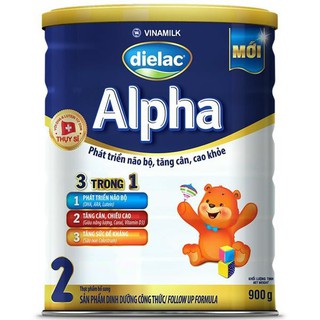 Sữa bột Vinamilk Dielac Alpha 2 - Hộp thiếc 400g-900g