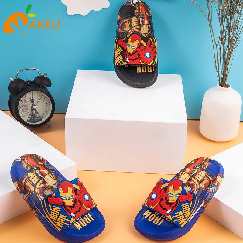 Dép Quai Ngang Họa Tiết Siêu Anh Hùng Marvel Dành Cho Bé Trai
