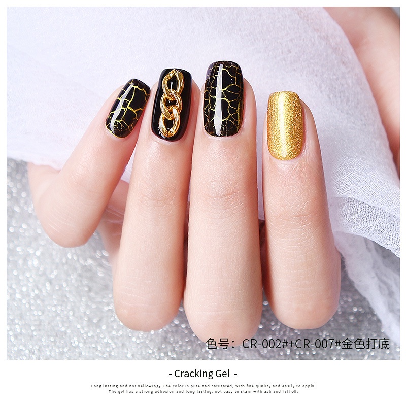 Sơn gel AS móng tay dạng nứt độc đáo lạ mắt VUA SƠN AS mã CR 15ml