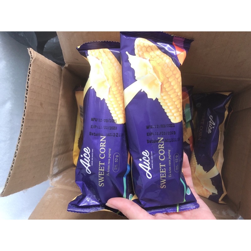 Thùng 40 Cây Kem Bắp Aice