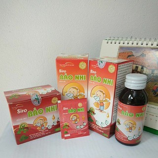 Siro BẢO NHI Cảm Ho - Hỗ trợ làm giảm ho, rát họng, khản tiếng, cảm lạnh, hắt hơi, sổ mũi, ngạt mũi.