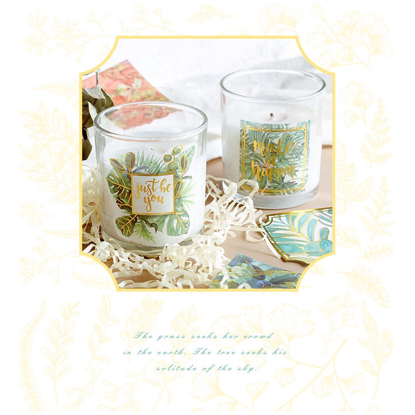 Set 60 Miếng Dán Trang Trí Phong Cách Vintage