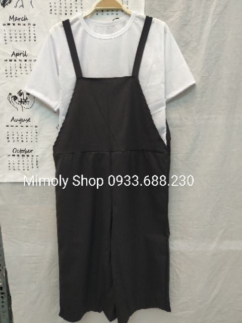 Set Quần Yếm KaKi Kèm Áo ( Ảnh Thật ) | BigBuy360 - bigbuy360.vn