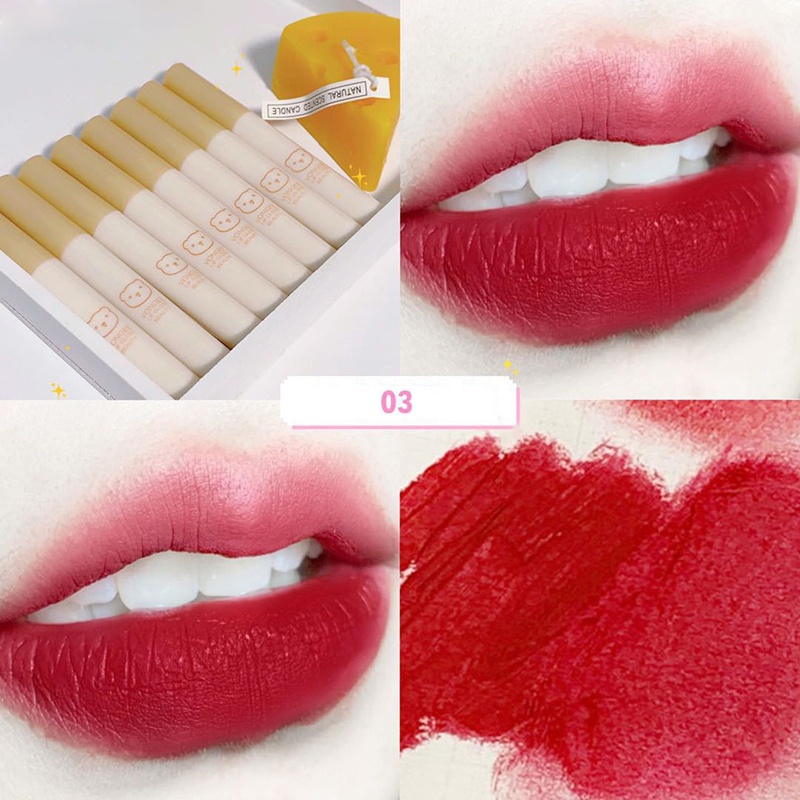 [Hàng mới về] Set 4 son môi chống nước trang điểm lâu trôi chất lượng cao
