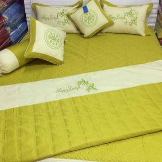(Cho sem hàng) Bộ chăn ga gối (  7 món) hàng đẹp
