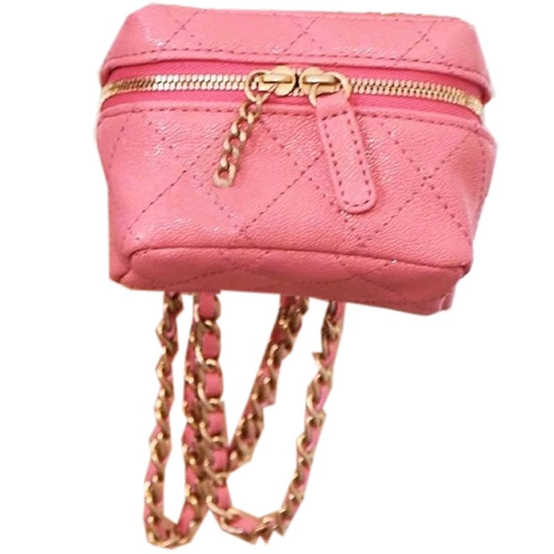 Túi xách messenger mini cầm tay đựng son môi họa tiết hình thoi thời trang mới cho nữ