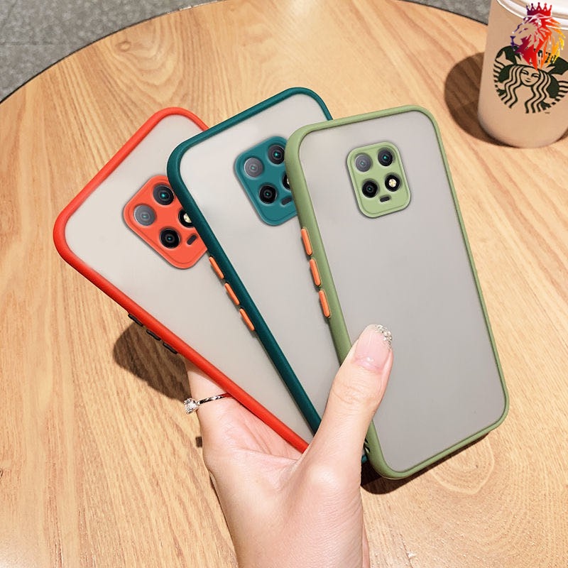Ốp điện thoại bề mặt nhám chống sốc bảo vệ camera cho XIAOMI - LionKing Store