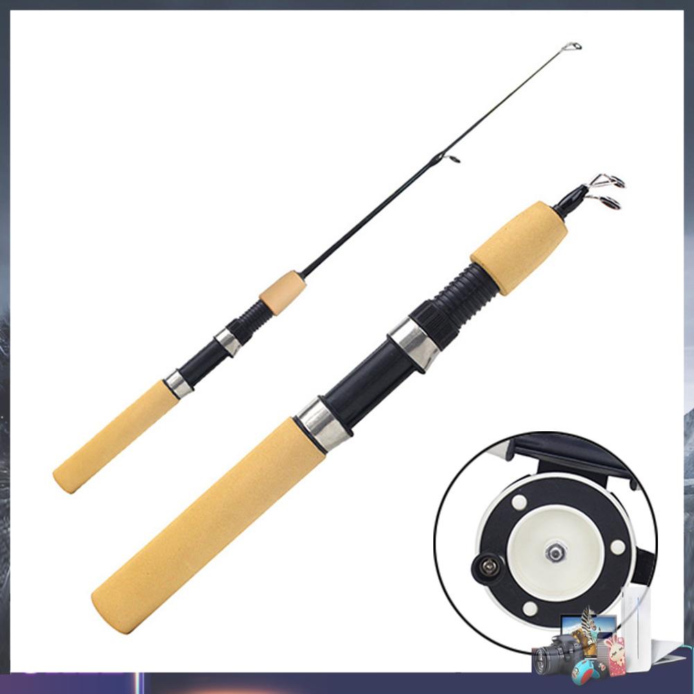 Cần Câu Cá Trên Băng Mùa Đông Có Tay Quay Tiện Dụng