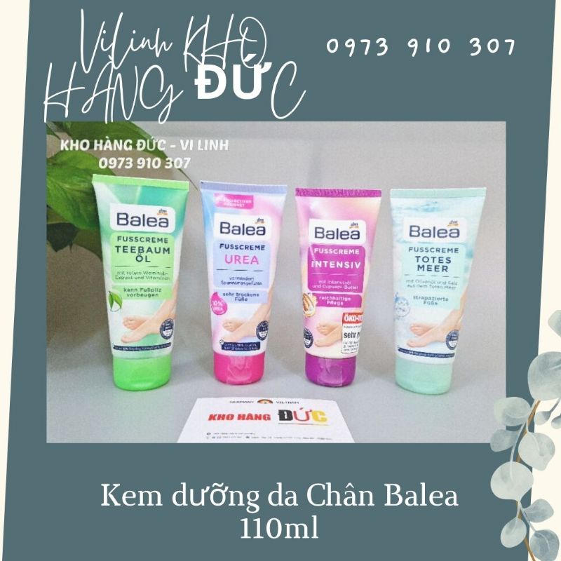 Kem dưỡng da chân, tẩy da chết Balea 100ml