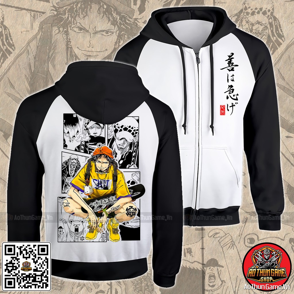 BST Áo khoác One Piece Trafalgar Law K01, Áo khoác Law hoodie Anime Manga, có size bé cho trẻ em em | AoThunGameVn | BigBuy360 - bigbuy360.vn