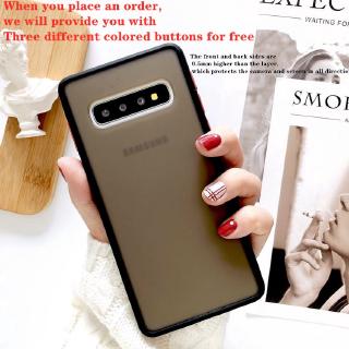 Ốp lưng trong nhám viền màu cho điện thoại Samsung Galaxy S9 S9 PRO NOTE 8 NOTE 9 S11E / S20 S11 / S20 PLUS