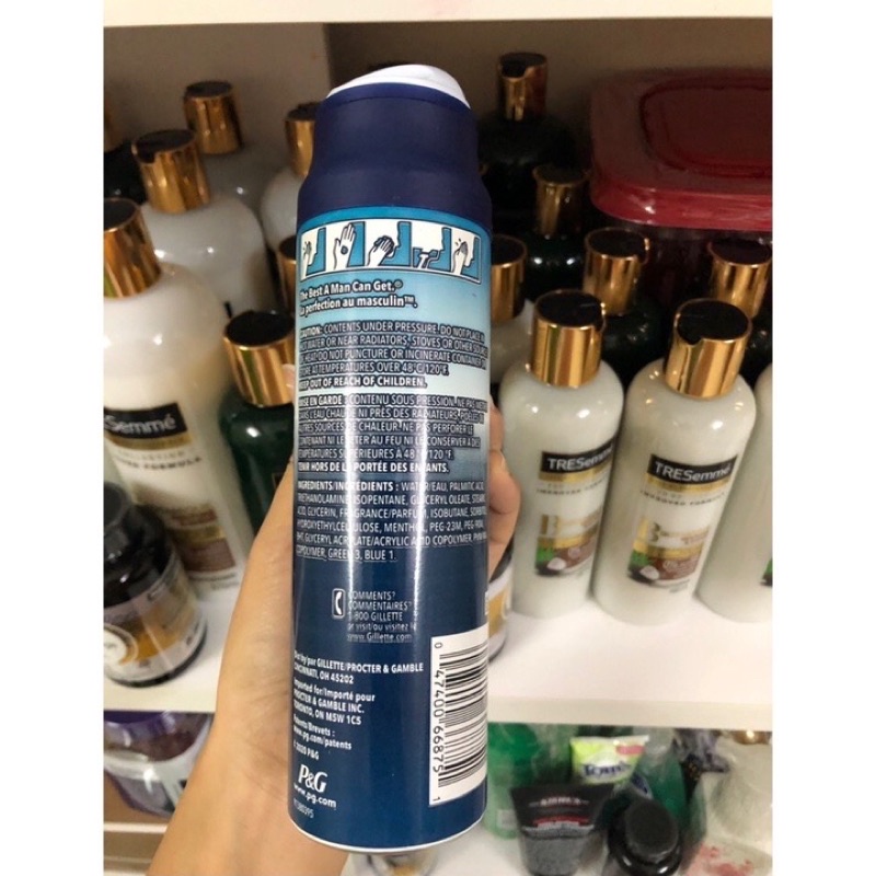 Gel cạo râu Gillette Sensitive Sensibile Shave Gel 170g