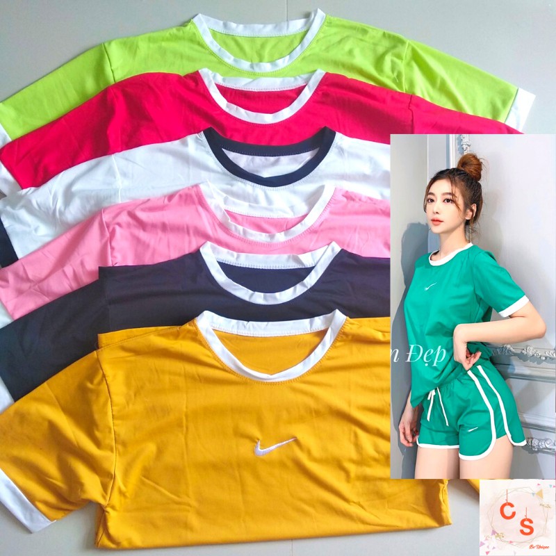 Đồ Bộ Ngủ Thể Thao Vải Cotton Mềm Mịn Cao Cấp Nhiều Màu Freesize 40-55 kg | BigBuy360 - bigbuy360.vn