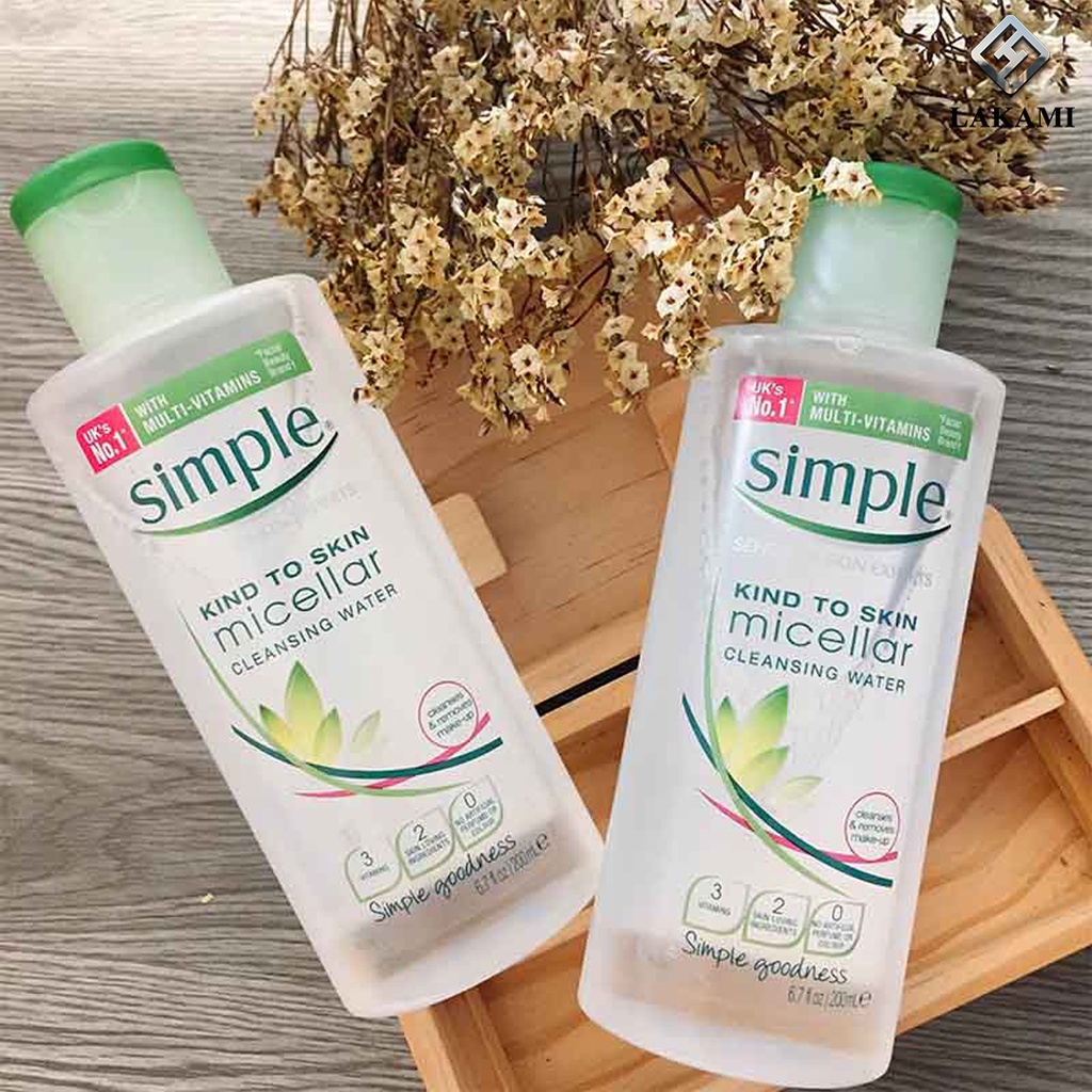 Nước Tẩy Trang Simple Micellar Cleansing Water 200ml