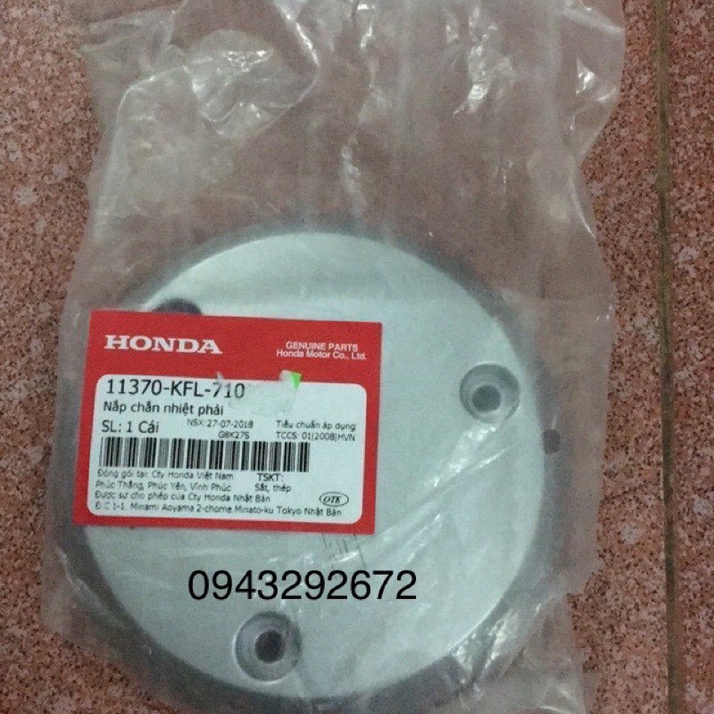 Nắp nhựa chắn nhiệt bưởng côn Honda