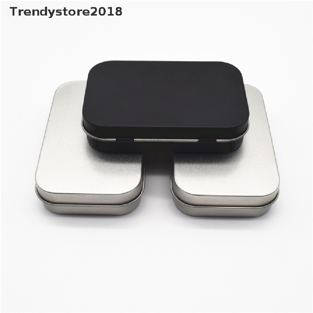 Hộp thiếc vuông nhỏ đựng trang sức chìa khóa thời trang 2018