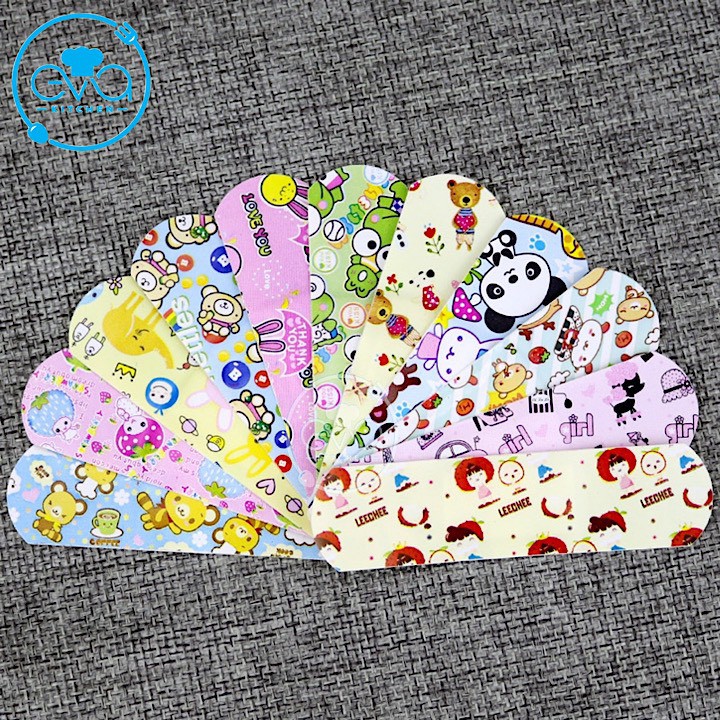 Set 10 Miếng Băng Keo Cá Nhân Hoạt Hình Cute Bandages