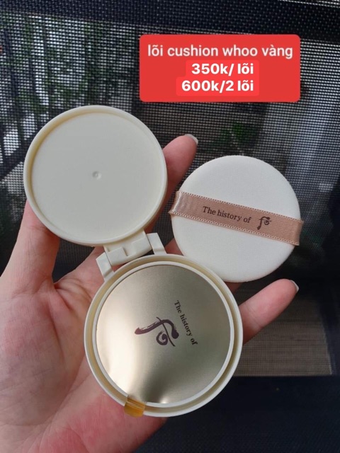 SÉT PHẤN NƯỚC WHOO VÀNG LUXURY GOLDEN CUSHION GLOW_SPF50/PA+++- Đỉnh cao phấn nước nhà whoo MỚI 2022