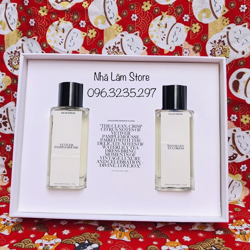 🇪🇸 ZARA - SET NƯỚC HOA ZARA X JO MALONE CHO THỊ TRƯỜNG CHÂU Á 🇪🇸