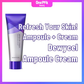 OnePick) Ưu điểm của kem dưỡng và ampoule  trong cùng một sản phẩm! Kem dưỡng ampoule Dewycel dưỡng trắng, giúp da rạng rỡ, điều chỉnh dầu và độ ẩm đỉnh nhất! [Dewycel Ampoule Cream 80ml]