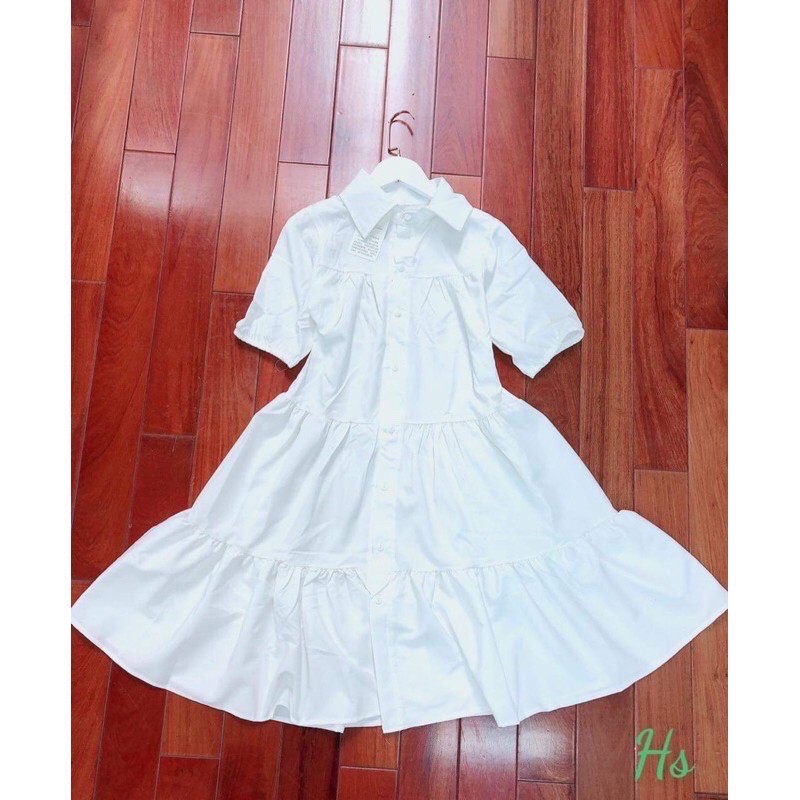 Váy Sơ Mi Trắng, Nữ Cộc Tay,  Đầm Babydoll Nữ Tay Lỡ Dáng Lửng, Váy sơ mi dáng dài,váy babydoll, váy sơ mi, SIÊU XINH | BigBuy360 - bigbuy360.vn